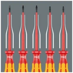 WERA Schraubendreher-Satz VDE Slim 7-tlg. 23 WERA Schraubendreher-Satz VDE Slim 7-tlg. -Schweißgeräte Rabatt tipp reduzierter klingendurchmesser serie 100 673133